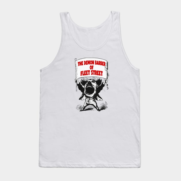 The Demon Barber Of Fleet Street 2007 Musical Movie, Sweeney Demon Tank Top by Smithys